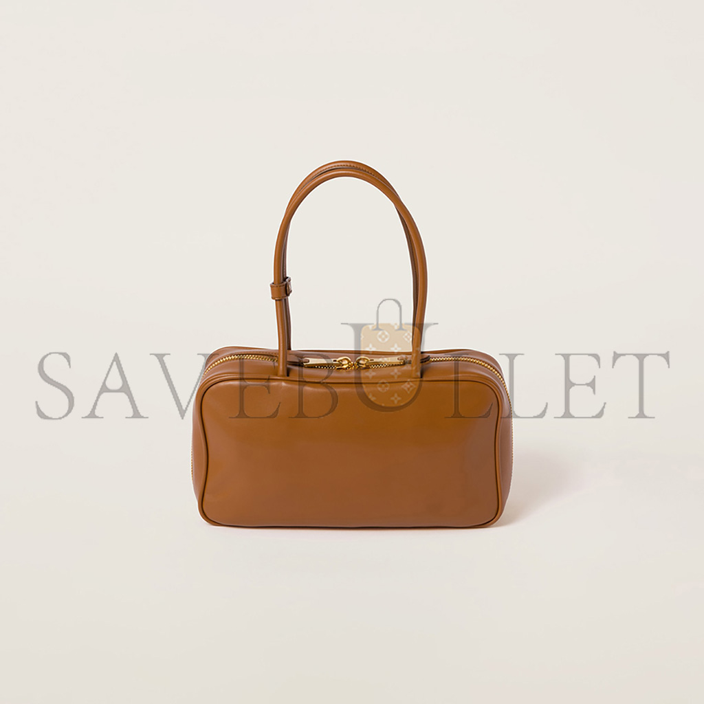 MIU MIU BEAU LEATHER TOP-HANDLE BAG 5BB172 (29*17*9cm)